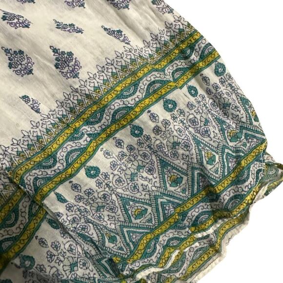 Jens pirate booty boho bell sleeve mini dress tunic top size small gypsy v neck - Picture 5 of 12